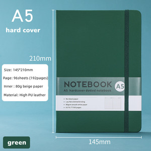 Cuaderno de clase 2025, Bloc de notas de escritura barato con páginas forradas elásticas, diario de tapa dura de cuero PU colorido, tamaño A5 - Product Image 4