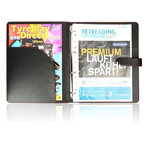 Fail Binder Cincin Fail Dokumen <span class=keywords><strong>A4</strong></span>, Portofolio Buku Konferensi Kulit Tiruan Profesional - Product Image 6