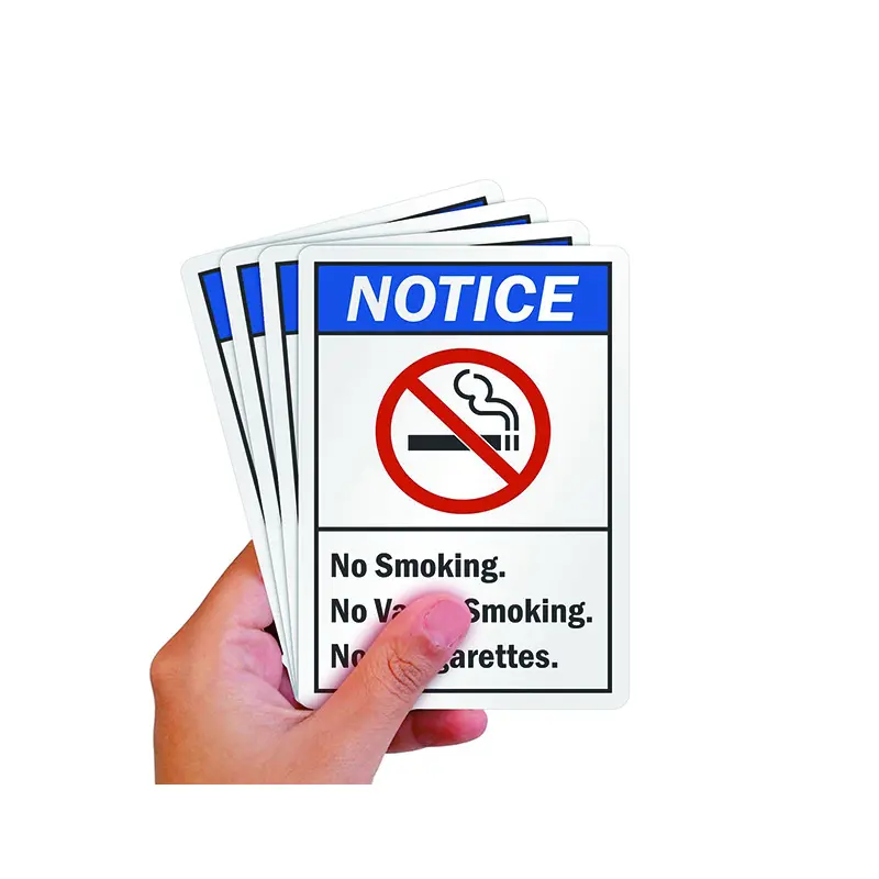 Uyarı-sigara İçilmez buhar sigara e-sigara yok etiketleri işareti sembolü, trafik işaretleri led ok ışık sinyal kurulu
