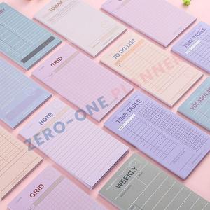 Bloc de notas adhesivas de papel personalizado simple mini rastreador de hábitos para hacer lista de verificación nota horario recordatorio diario semanal - Product Image 2
