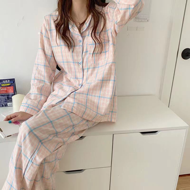 234014_Long Opening - Pink Checkered Pattern