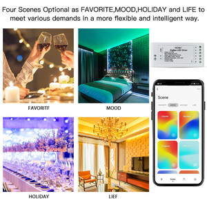 Светодиодный контроллер ZigBee RGB Plus CCT, диммер, приложение Smart Life, управление через Tuya Alexa Echo Smartthing Gateway - Product Image 5