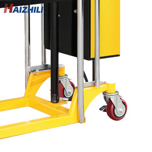 400Kg 1.7M tek çerçeve hafif yarı elektrikli istifleyici platformu ve çatal çift amaçlı istifleyici - Product Image 3