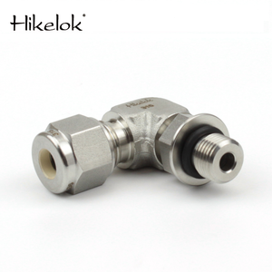 Swagelok tarzı paslanmaz çelik sıkıştırma tüpü uydurma 1/8 ila 1/2 erkek adaptörler o-ring contası SAE/MS düz iplik - Product Image 6