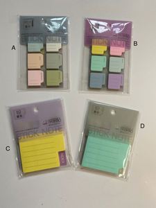 Bloc de notas adhesivo personalizado con bandera, cuaderno de papel Kraft, Mini Bloc de notas con bolígrafo y notas adhesivas