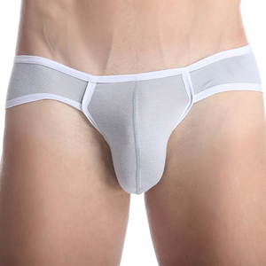 Hombres Sexy Tanga Ropa interior Bulge Bolsa V-String Bikini Logotipo personalizado Modal Hombres Calzoncillos - Product Image 6