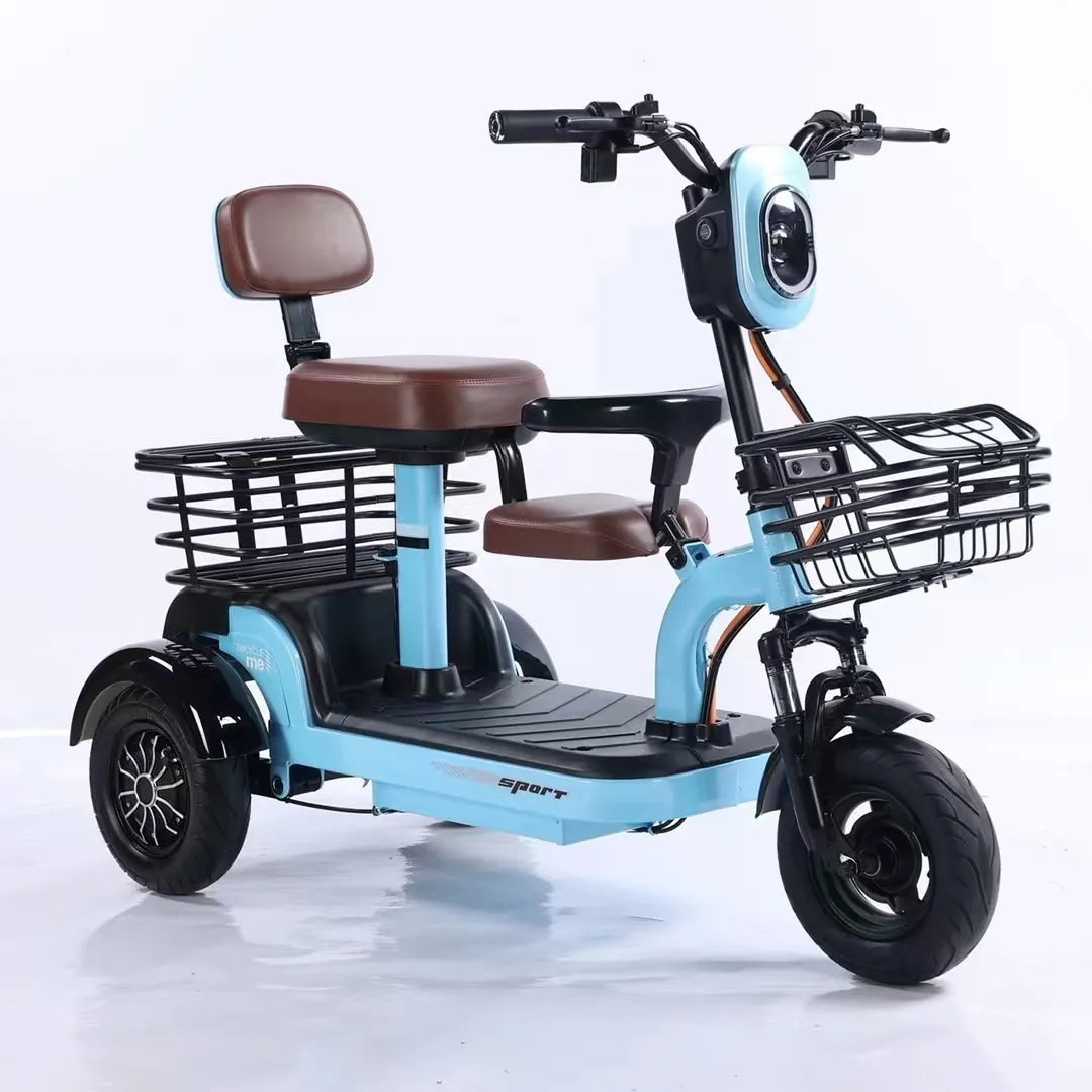 Bicicletta elettrica per mamma e bambino con cestino bici elettrica in vendita