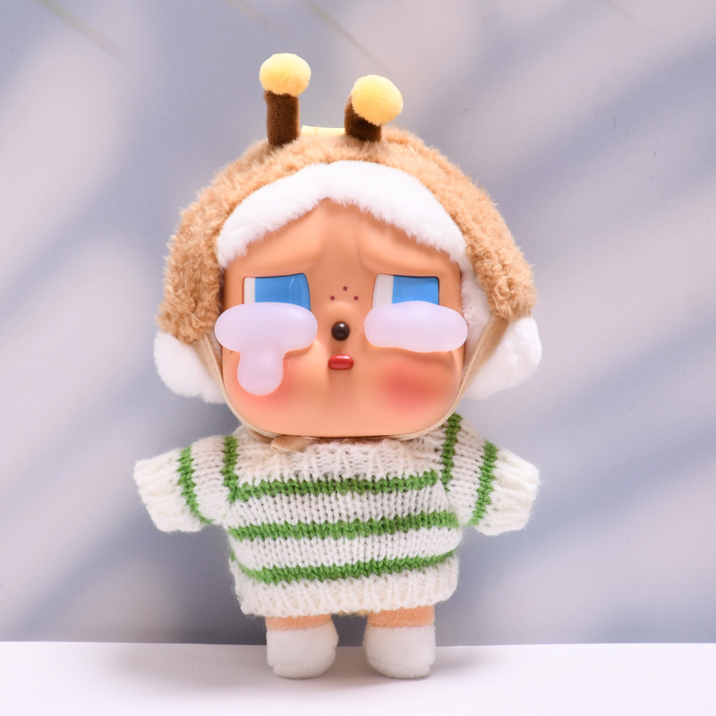 Green striped sweater