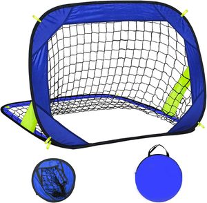 小型儿童娱乐足球球门120x80x80cm厘米便携式可移动训练足球球门 - Product Image 1