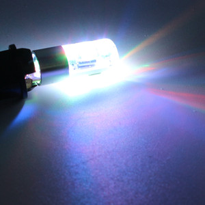 หลอดไฟรถยนต์ W5W T10 5050 6SMD 2ชิ้นหลอดไฟ LED พร้อมรีโมทคอนโทรลหลอดไฟ T10ไร้สาย RGB