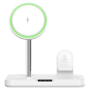 3 in one qi2ワイヤレス充電器パッド3in1 Androidフォン磁気qi充電器ワイヤレス3in 1 for Apple iphone - Product Image 5