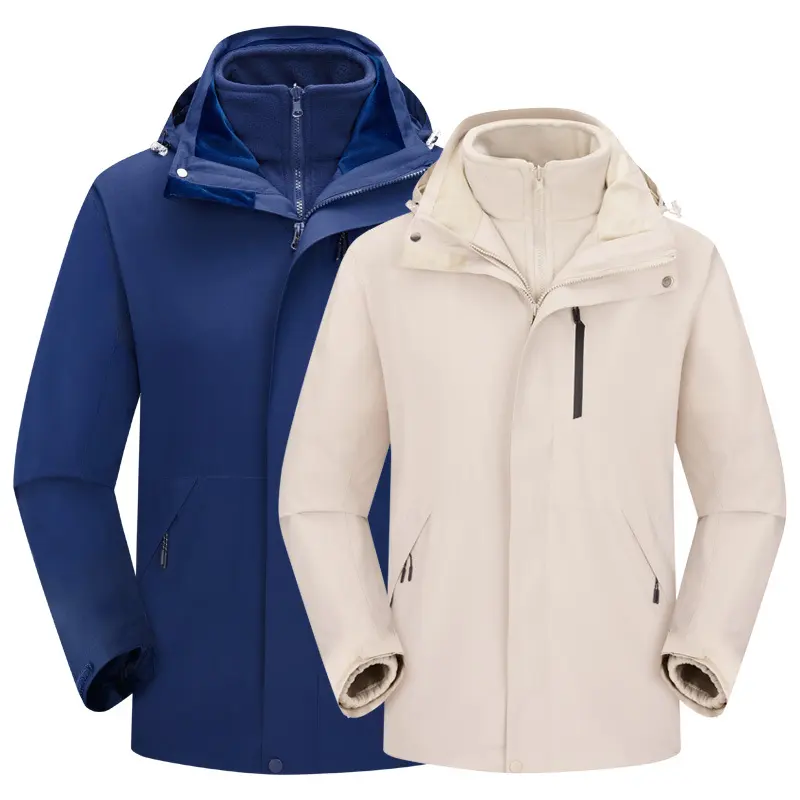 Chaqueta de plumón Unisex directa de fábrica, abrigo superior para senderismo al aire libre de invierno, chaqueta para parejas, chaqueta impermeable y resistente al viento