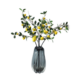 Ceramic Artificial Fruit <strong>Twig</strong> Tabletop Ornament Plastic Lemon Orange Apple Branches Simulated Props Home Decoration Plant <strong>Tree</strong> - Product Image 6