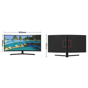 Customized Logo OEM ODM 34Inches <strong>Monitor</strong> Curved SCreen 3440*1440 165HZ Type C <strong>Monitor</strong> <strong>With</strong> <strong>Built</strong> <strong>in</strong> Speaker - Product Image 6