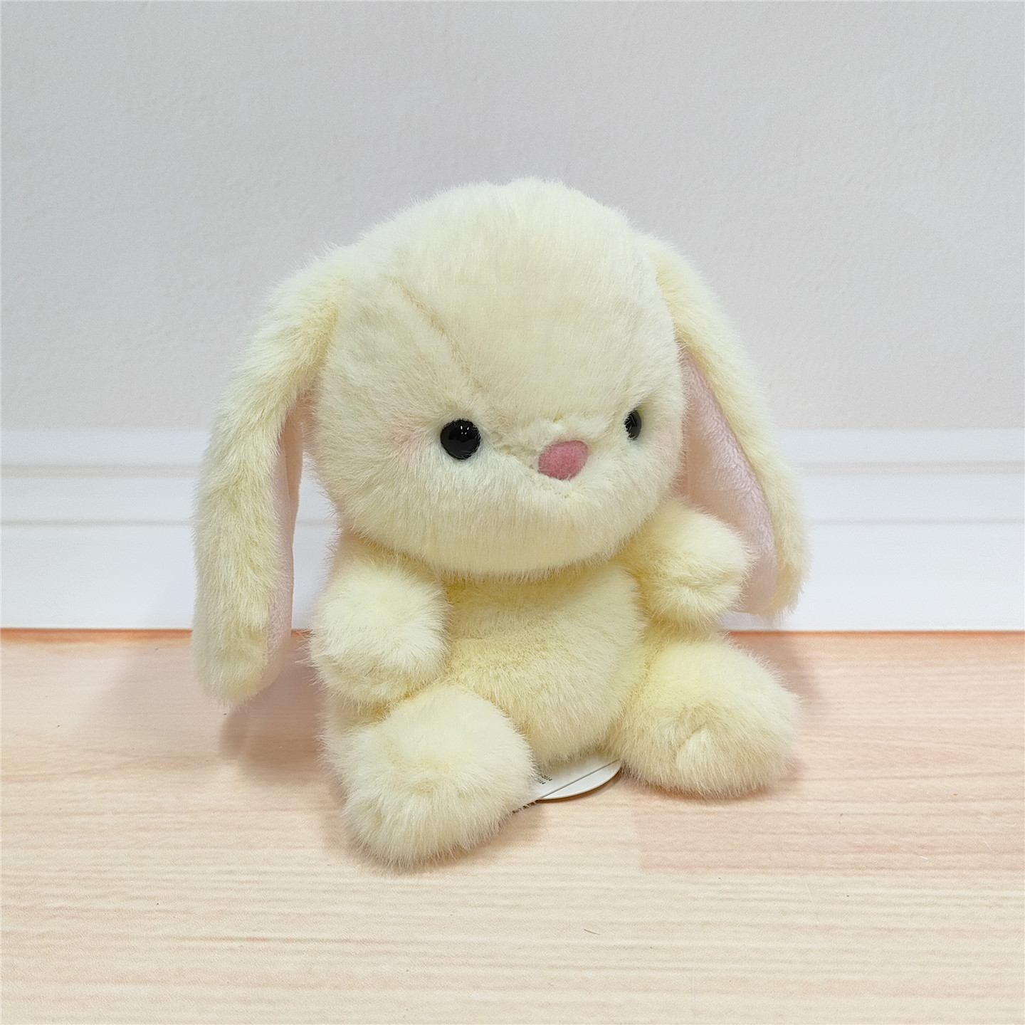 Serie di bambole antistress da 13 cm con sacchetto di fagioli tascabili, coniglio, giallo