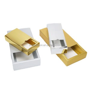 Baskı logosu hediye kutusu özel el yapımı yığını kutusu çekmece tipi konik baskı nokta ürünleri külot çorap ambalaj beyaz hediye kutusu - Product Image 5