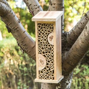 Arı kelebek uğur yararlı böcek habitat bug otel bahçe çevre dostu ahşap böcek evi - Product Image 1