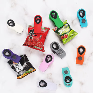 Khuyến mại kinh doanh Quà Tặng thủ công mỹ nghệ lưu niệm biểu tượng tùy chỉnh nhựa tủ lạnh nam châm giấy Snack tủ lạnh kẹp & <span class=keywords><strong>Clip</strong></span> - Product Image 2