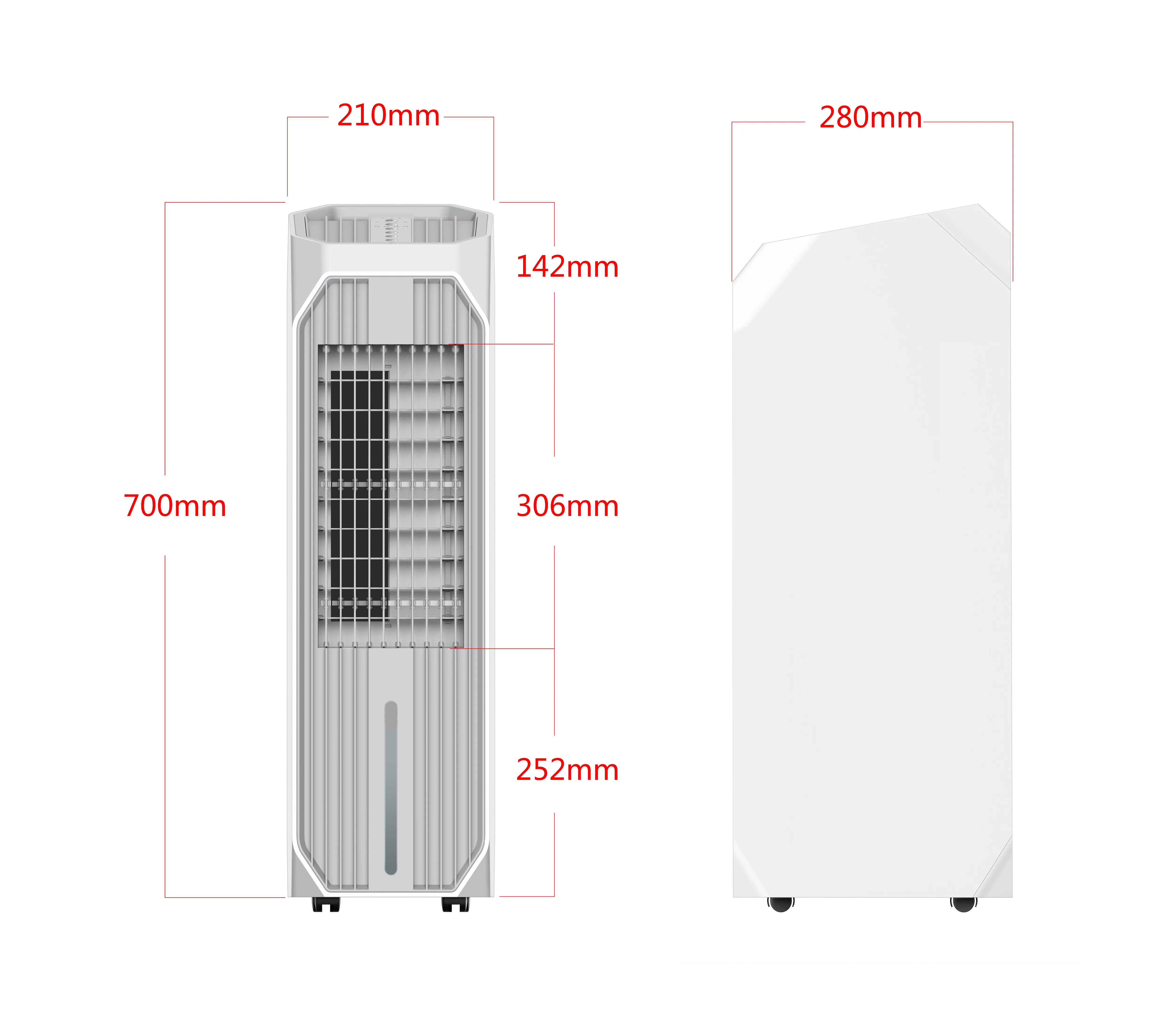 2022 New Model Ice Cooling Portable Conditioner Evaporative Air Cooler With Water Pump Inside