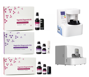 Hızlı ve Doğru Vajinit Test Kiti Xincheng JC-V100 Evde Kullanım İçin Sınıf II 5 Önemli Veteriner İşaretleyiciyi Tespit Eder Nag Sna H2O2 Ph Testi - Product Image 1