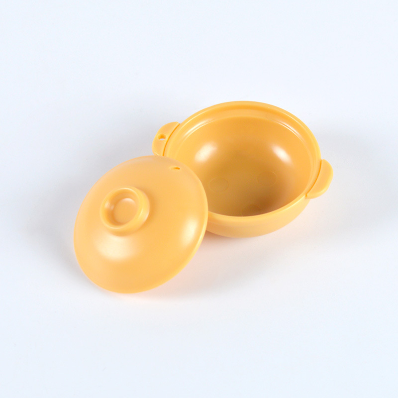 Pot en argile jaune terre de 4,5 cm (pas d'impression sur le couvercle)