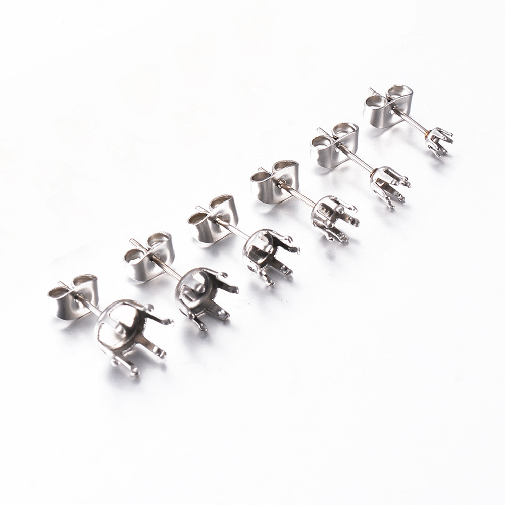 Steel-colored ear plugs