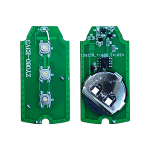 3 pulsanti codice fisso e codice di apprendimento universale 433 Mhz Wireless RF telecomando per porta del Garage/luce/ventilatore/tende - Product Image 4