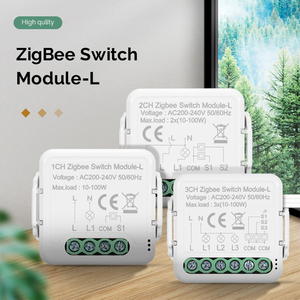 Zigbee 3.0 ánh sáng thông minh chuyển tiếp mô-đun 3 băng đảng cuộc sống thông minh/tuya Điều khiển Wifi EU 240V tương thích Alexa Google nhà yandex - Product Image 5