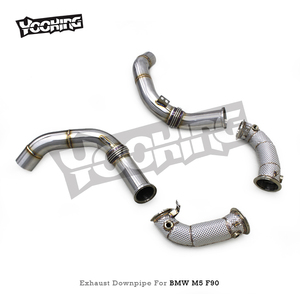 Yooking ส่วนหัวแบบตรงท่อล่างสำหรับ BMW M5 F90 4.4T 2018-2023 SS304ฟรีท่อส่งความร้อนไอเสีย (มีในสต็อก) - Product Image 2