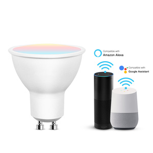 Tuya Smart Light Blubs 500LumLedカラー調整可能で調光可能で、Alexa Google Homeで動作します - Product Image 1