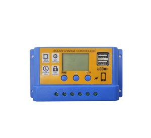 60A/50A/40A/30A/20A/10A 12V 24V regolatore di carica solare automatico Controller PWM LCD Dual USB 5V uscita pannello solare regolatore fotovoltaico - Product Image 1