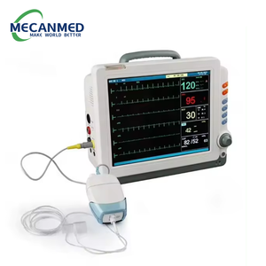 Guangzhou perangkat pemantauan pasien hewan peliharaan dokter hewan seluler Multiparameter EKG 12 inci <span class=keywords><strong>monitor</strong></span> pasien dengan Etco2 - Product Image 5
