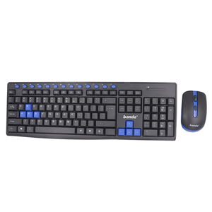 Juego de ratón y teclado inalámbricos de tamaño completo 2,4 GHz Ultra Thin USB Wireless Keyboard Mouse Combos - Product Image 3