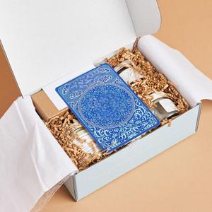 Kunden spezifische gedruckte Logo Wellpappe Papier maske Kosmetik verpackung Versand karton