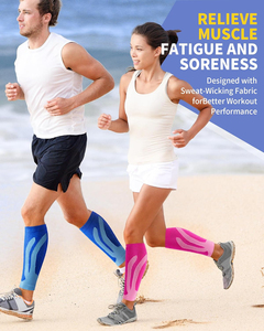 Maßgefertigte Waden-Kompressionsmanschetten für Sport, Schienbeinschmerzen & Laufregeneration 20-30mmHg Kompressions-Beinmanschetten - Product Image 5