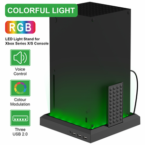 ใช้งานร่วมกับสําหรับ XBOX X/S Series คอนโทรลเลอร์คอนโซลบรรยากาศ LED RGB ส่องสว่างขาตั้งฐานแสดงผล - Product Image 3