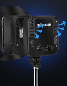 Sıcak KS-888 40W RGB şarj edilebilir Strobe flaş pil güç fotoğrafçılığı aydınlatma kiti stüdyo dolgu arka ışık fotoğrafçılığı - Product Image 6