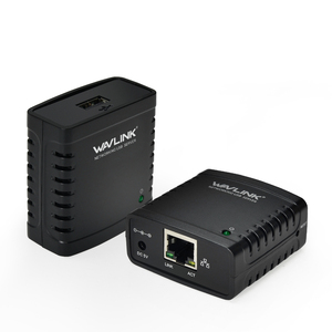 Wavlink WL-NU72P11 USB 2.0 cablata stampante di rete Server Lan Port Home Office piccola stampa Server USB - Product Image 1