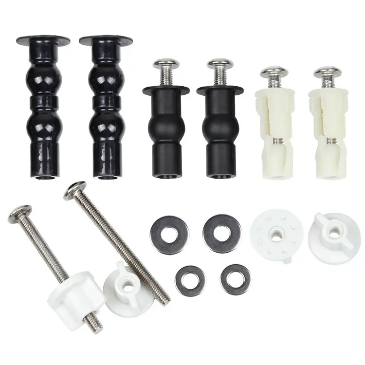 304 Toilet Seat Cover Rubber Expansion Bolt Screw Fixings Fix Wc Fixed Screw Universal Toilet Seat Hinge Bolt