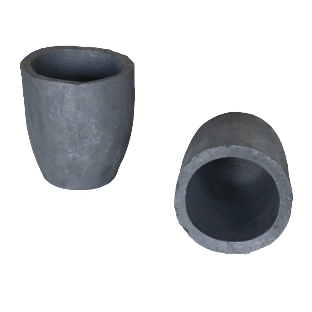 Graphite clay crucible for melting copper or iron or zinc