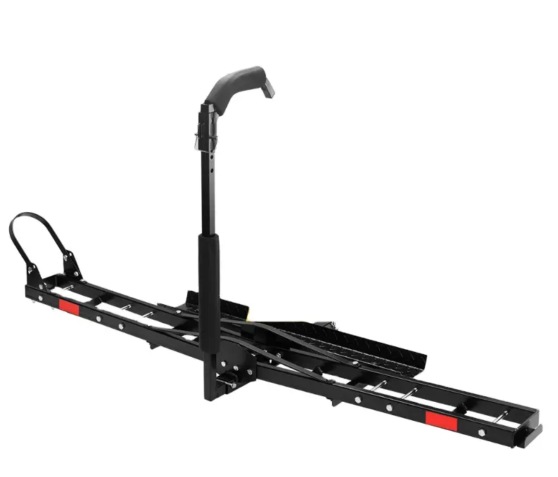 600 LBS thép xe máy tàu sân bay Hitch núi với tải đoạn đường nối, xe tay ga Dirt Bike Trailer Hauler xe máy tàu sân bay,