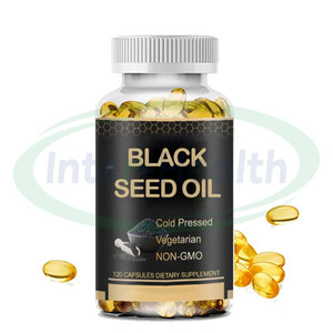 Ausreson Orgânico Preto Cominho Seed Oil <span class=keywords><strong>Softgel</strong></span> Cápsula Private Label Suplemento Capilar Halal 500mg Preto Semente Softgels Cápsula - Product Image 2