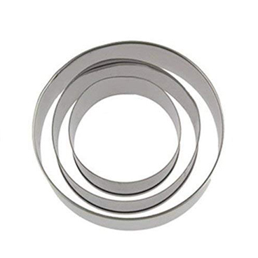 Forme ronde argentée