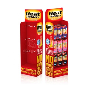 Benutzer definierte Haken Sports ocken <span class=keywords><strong>Display</strong></span> Rack Retail Counter Strümpfe Karton <span class=keywords><strong>Display</strong></span> <span class=keywords><strong>Box</strong></span> Power Wing Wellpappe <span class=keywords><strong>Display</strong></span> Stand