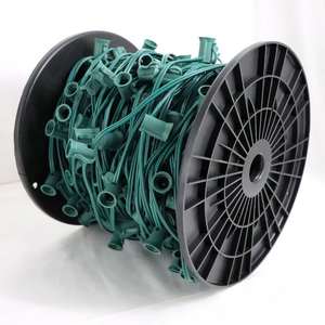 C9 E17基串灯轴1000英尺12英寸间距SPT-1 18 AWG电线 - Product Image 1
