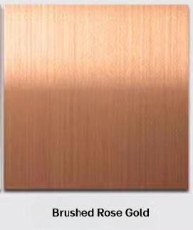 Brushed Rose Gold