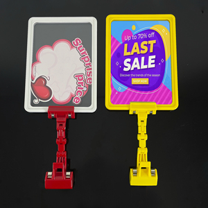 POP Clipss Display Tag Clipss prezzo striscia titolari di plastica trasparente clip Pop porta segno per scaffale etichetta grande magazzino personalizzato - Product Image 3