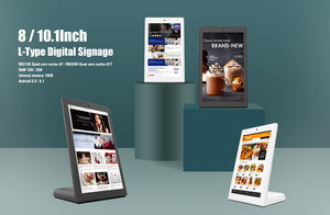 10,1 дюймов L-Тип ЖК-сенсорный экран Android 11 Digital Signage NFC Poe планшет сенсорный экран монитор планшет - Product Image 6
