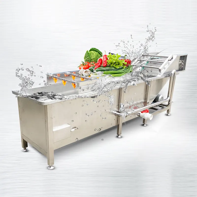 Vegetable Processing Machine/DAW650 industrial air fruit and vegetable washing machine