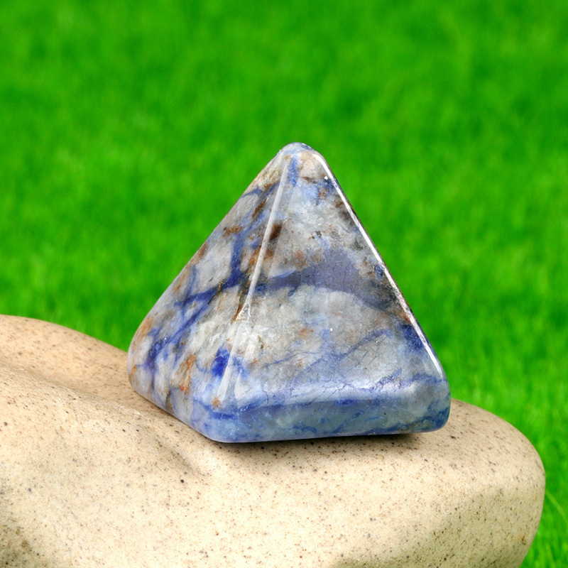 Piedra de veta azul